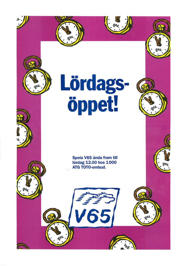 Affisch-lördagsöppet-V65