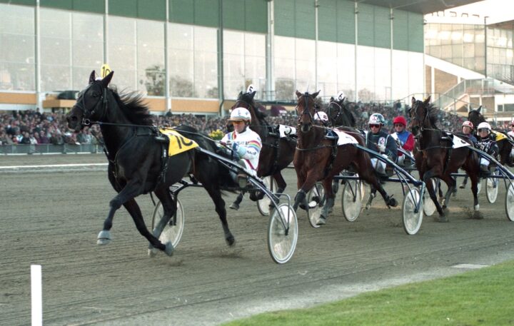 Copiad med 1000 meter kvar av första V75 loppet